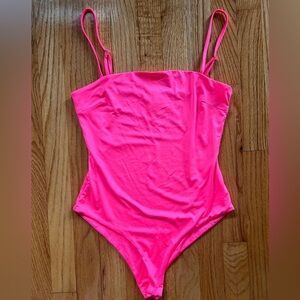 Princess Polly Neon Pink Bodysuit
